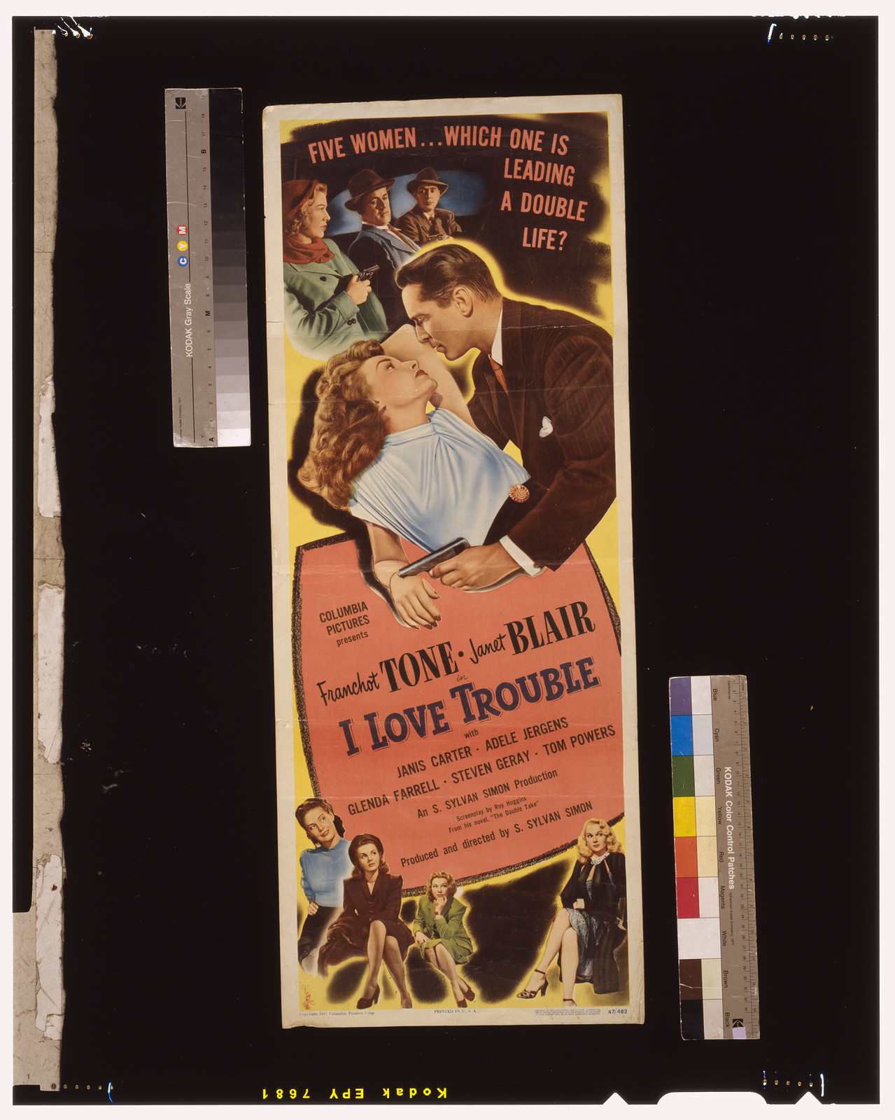 I love trouble — vintage poster