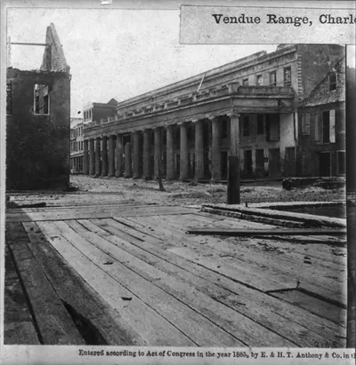 Vendue Range, Charleston, S.C. ruins of buildings