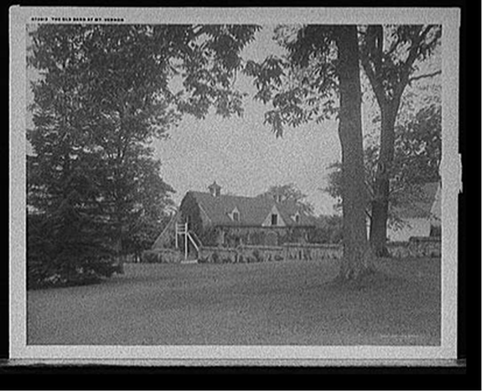 The Old barn at Mt. Vernon, c[between 1910 and 1920] — historic photograph
