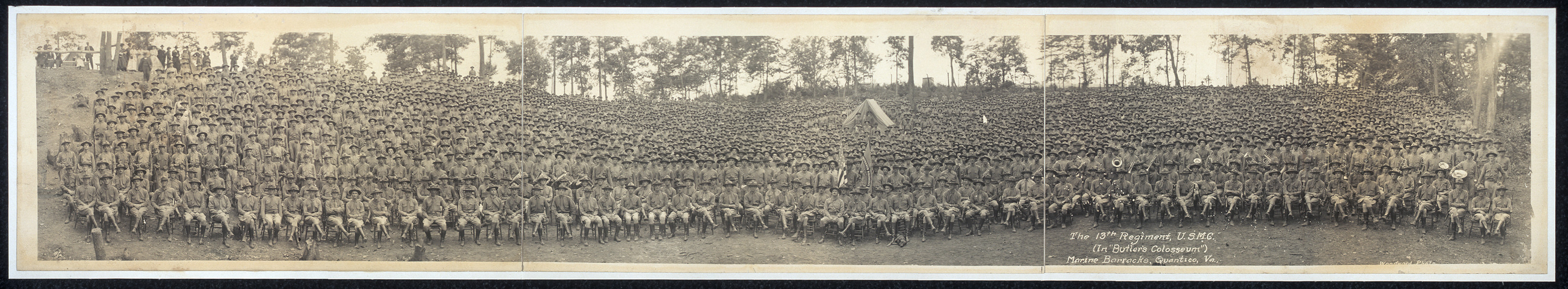 Marine Barracks, Quantico, Virginia, 1918, 1918 — historic image
