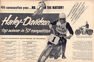 4th consecutive year No. 1 in the nation, Harley-Davidson advertisement