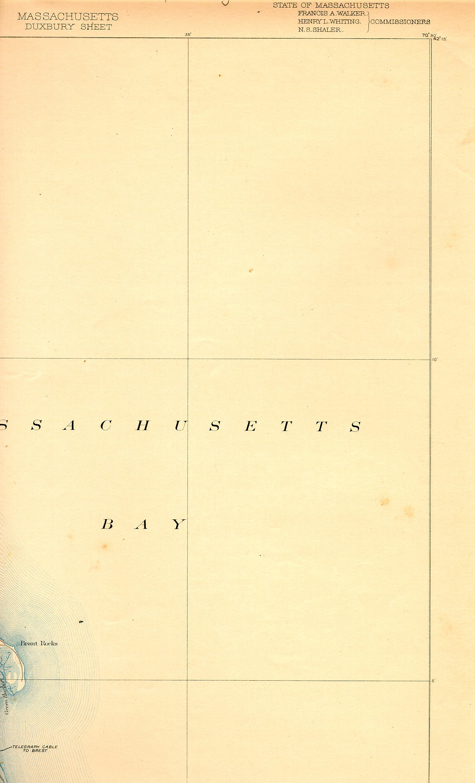 duxb 93 ne, Massachusetts — antique map