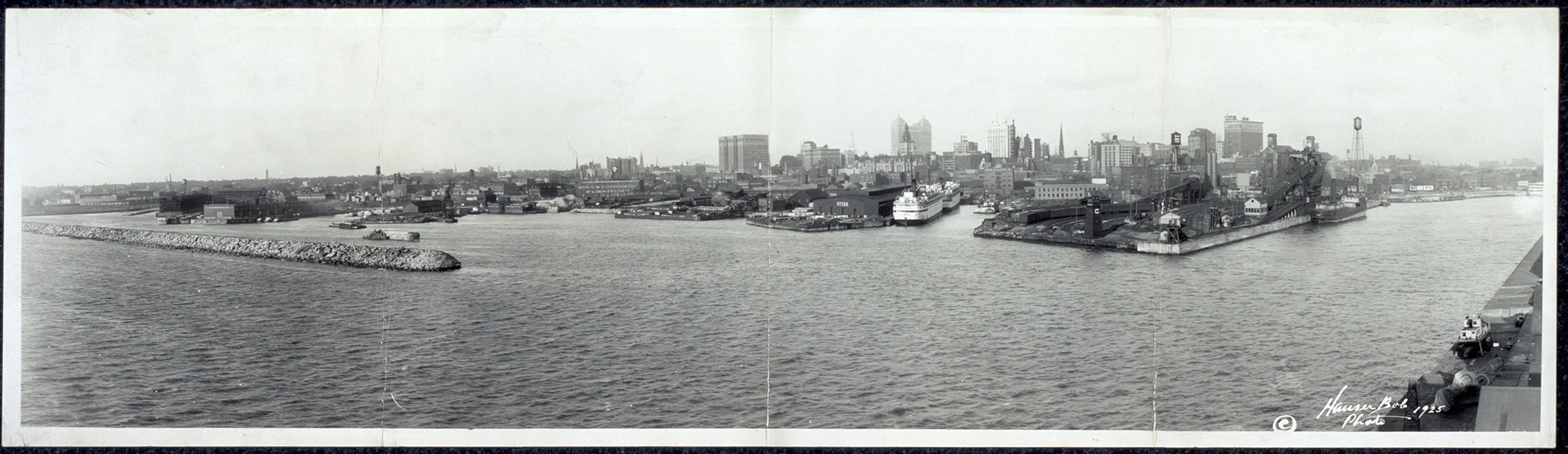 Buffalo Harbor, New York, 1925, 1925 — historic image