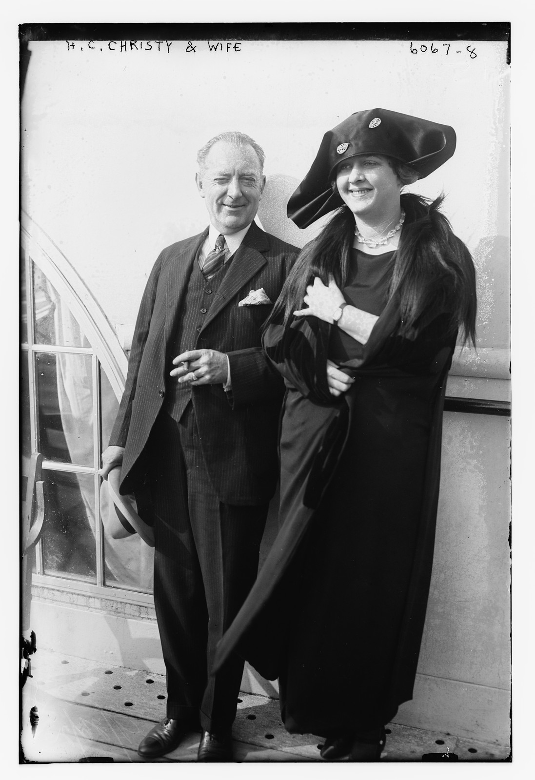 H.C. Christy and wife, n/a — historic photograph