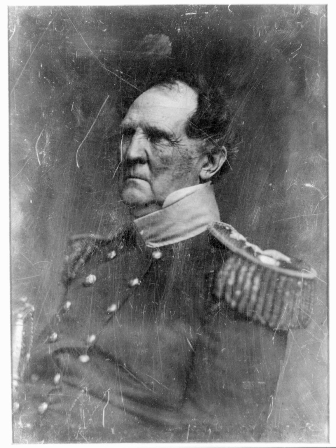 [Winfield Scott, head-and-shoulders portrait, three-quarters to the left, in military uniform], [1849?] — historic photograph