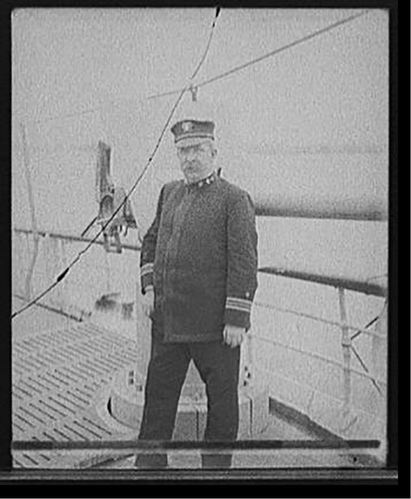 U.S.S. Buffalo, Commander Hosley, [between 1898 and 1901] — historic photograph