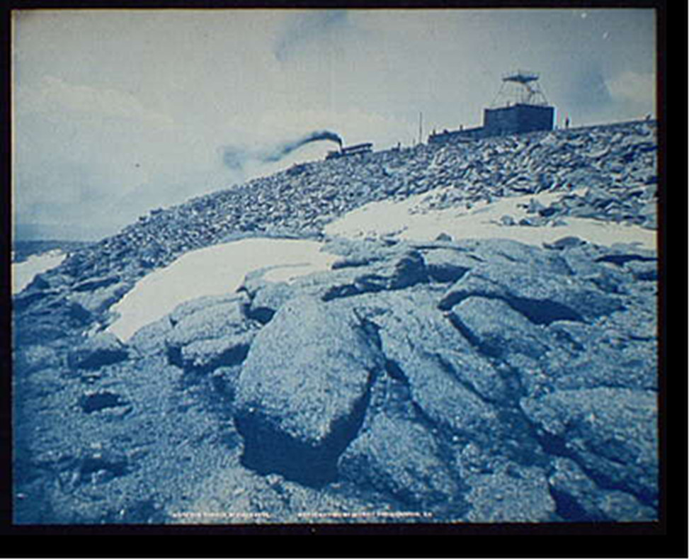 The Summit of Pike's Peak, c1901. — historic photograph