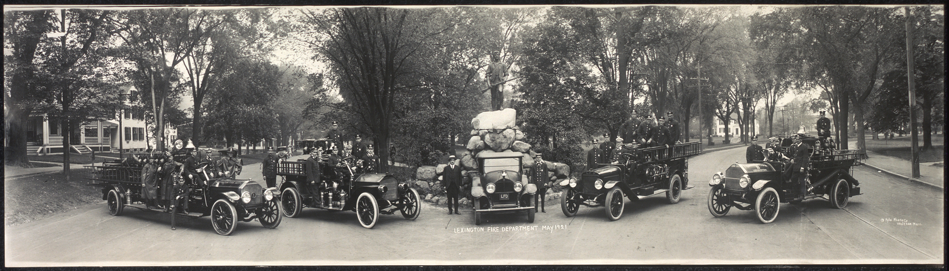 Lexington Fire Dept, Massachusetts, 1921, 1921 — historic image