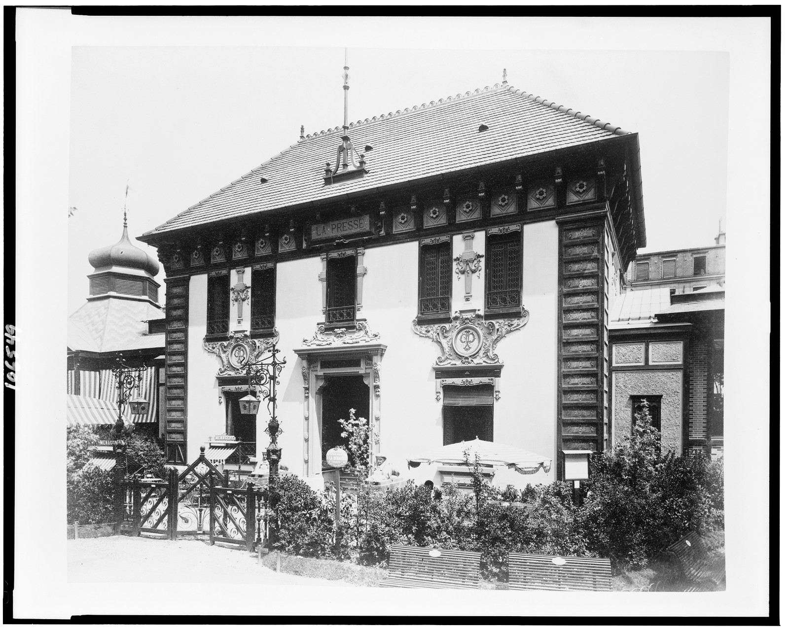 [Press Pavilion, Paris Exposition, 1889], [1889] — historic print