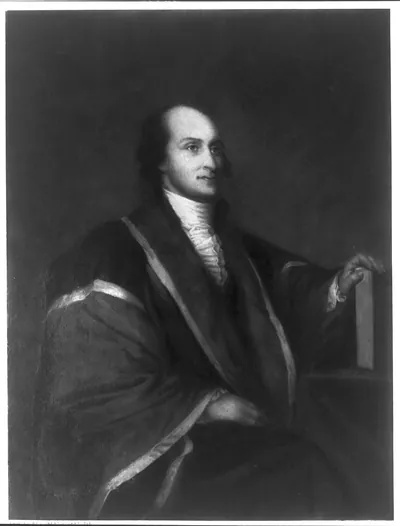 [John Jay, half-length portrait, seated]