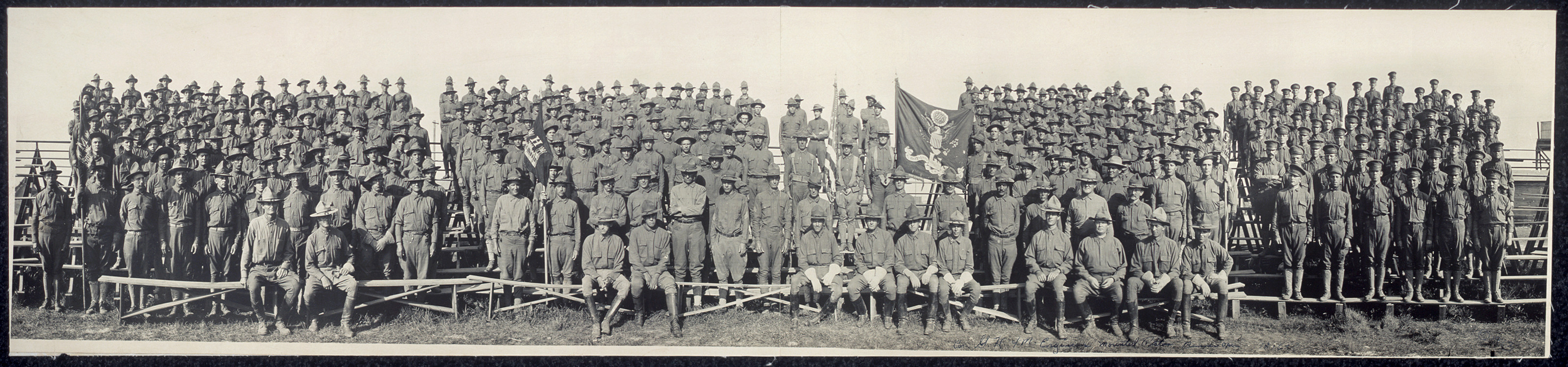 Cos. G, H, & M Engineers Texas City, 1913, 1913 — historic image