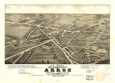 Akron, Ohio, 1882