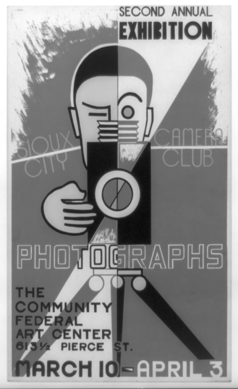 Photographs second annual exhibition Sioux City Camera Club, 1936 — historic photograph