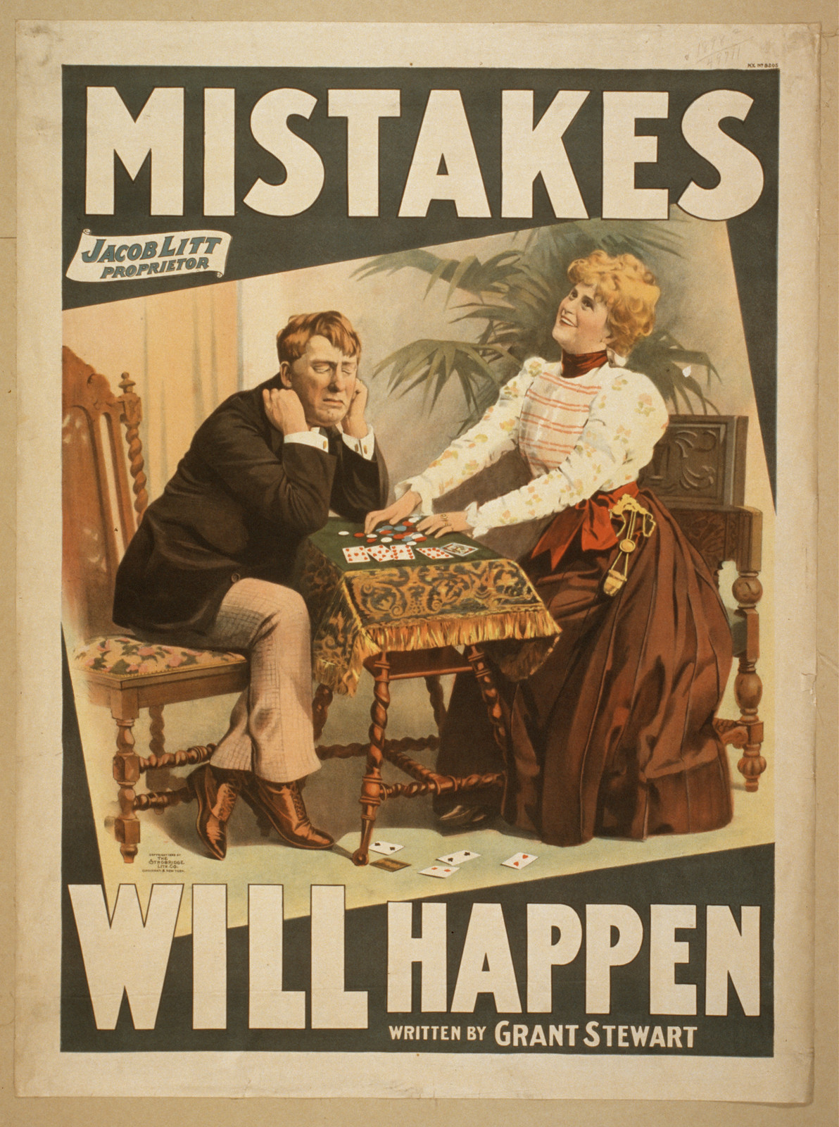 Mistakes Will Happen theatrical poster by Grant Stewart — vintage poster