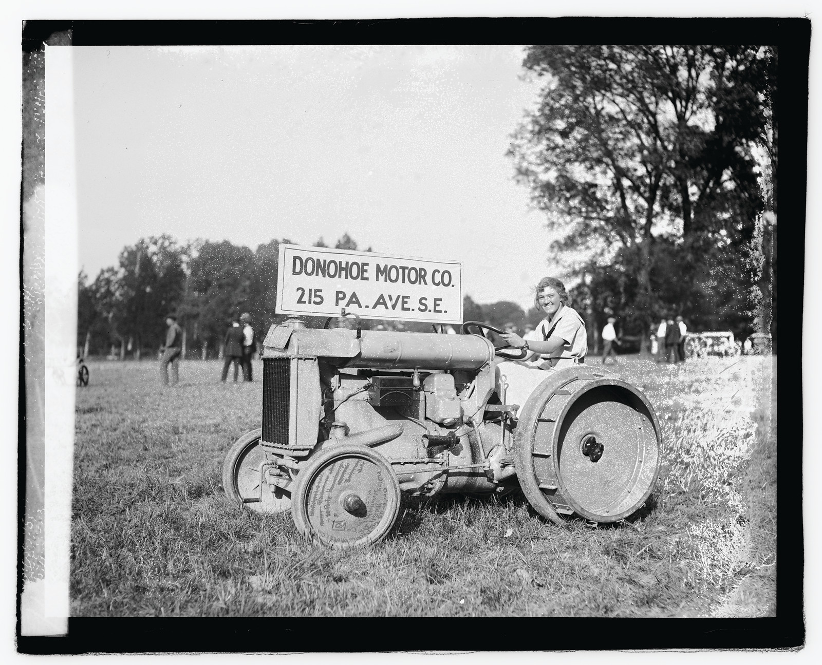 Ford tractor demonstration, [1921] — historic photograph