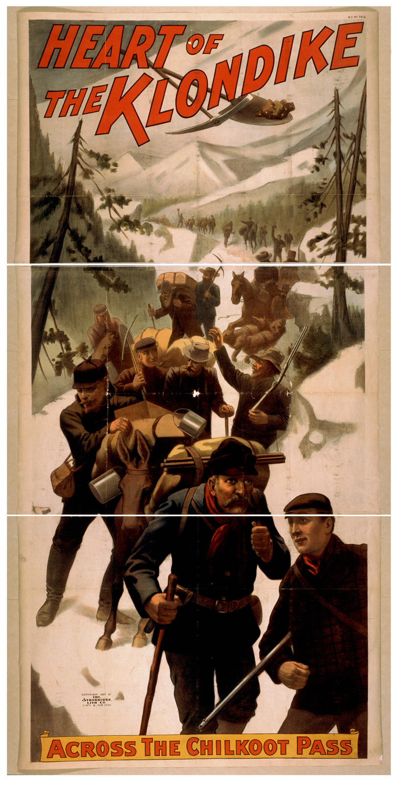 Heart of the Klondike: Across the Chilkoot Pass — historic image