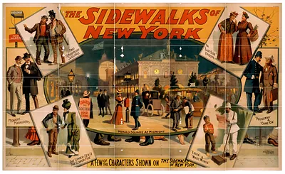The sidewalks of New York