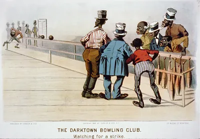 The darktown bowling club: Watching for a strike