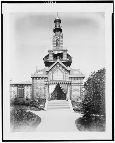 [Pavilion of the Ministry of Public Works, Paris Exposition, 1889]