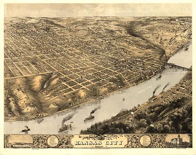 Kansas City, Missouri, 1869