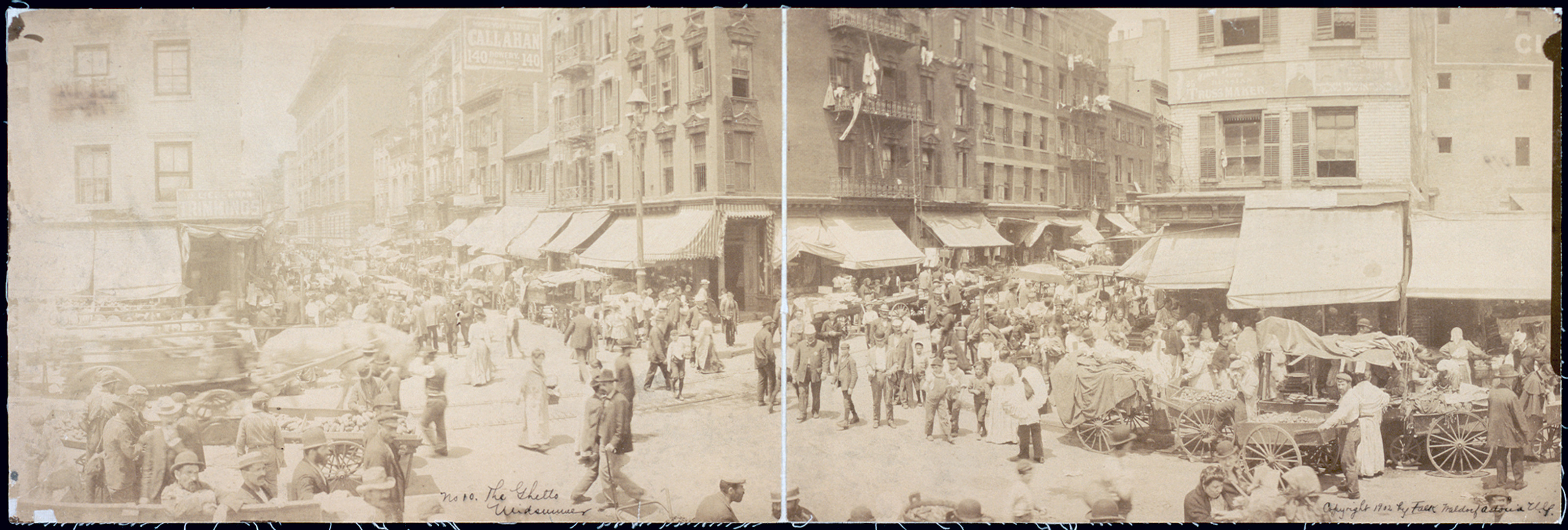 The Ghetto midsummer New York, 1902, 1902 — historic image