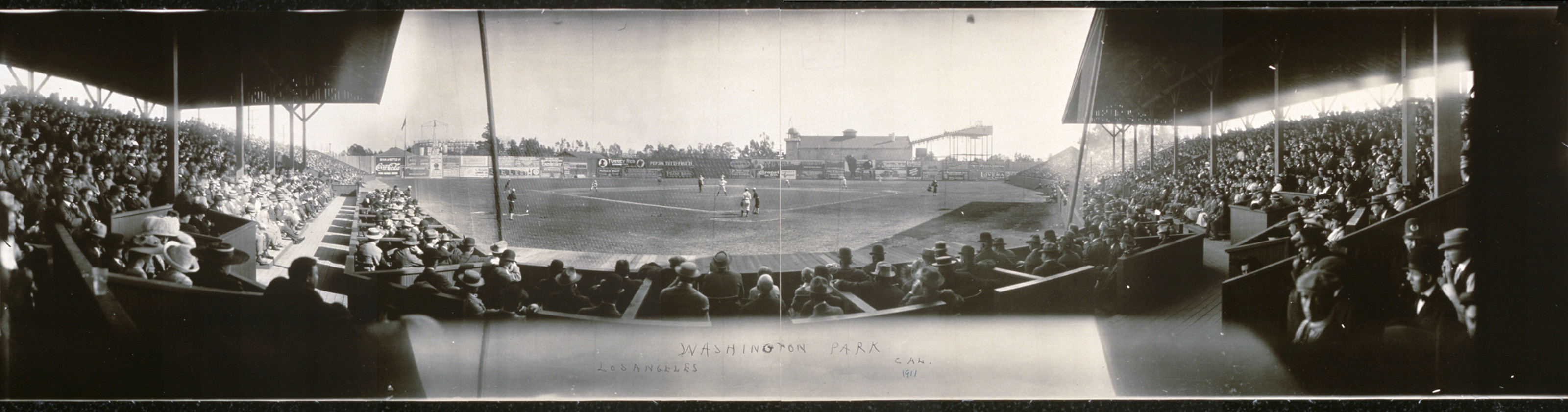 CA Washington Baseball Park Los Angeles, 1911 — historic image
