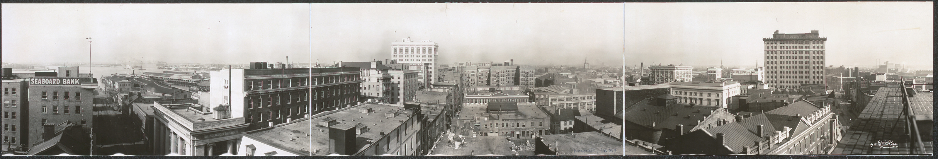 Norfolk 1913 Panoramic view, Virginia, 1913 — historic image