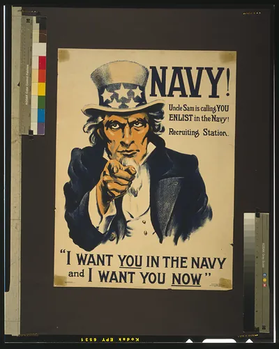 Navy! Uncle Sam is calling you--enlist in the Navy! / Western Litho. Co. Los Angeles.