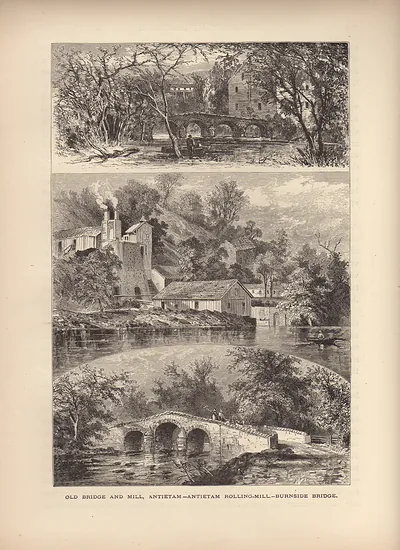 Old Bridge and Mill, Antietam; Burnside Bridge
