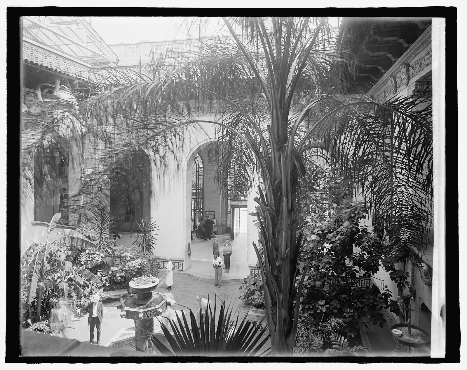 Pan American Union, [Washington, D.C.], patio, [between 1910 and 1925] — historic photograph
