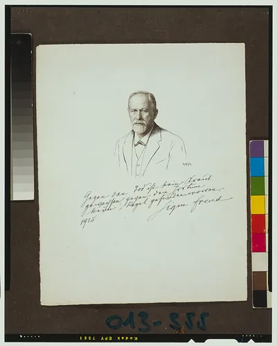 [Sigmund Freud, head-and-shoulders portrait, facing slightly left] / R. Kastor.