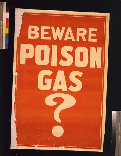 Beware poison gas?