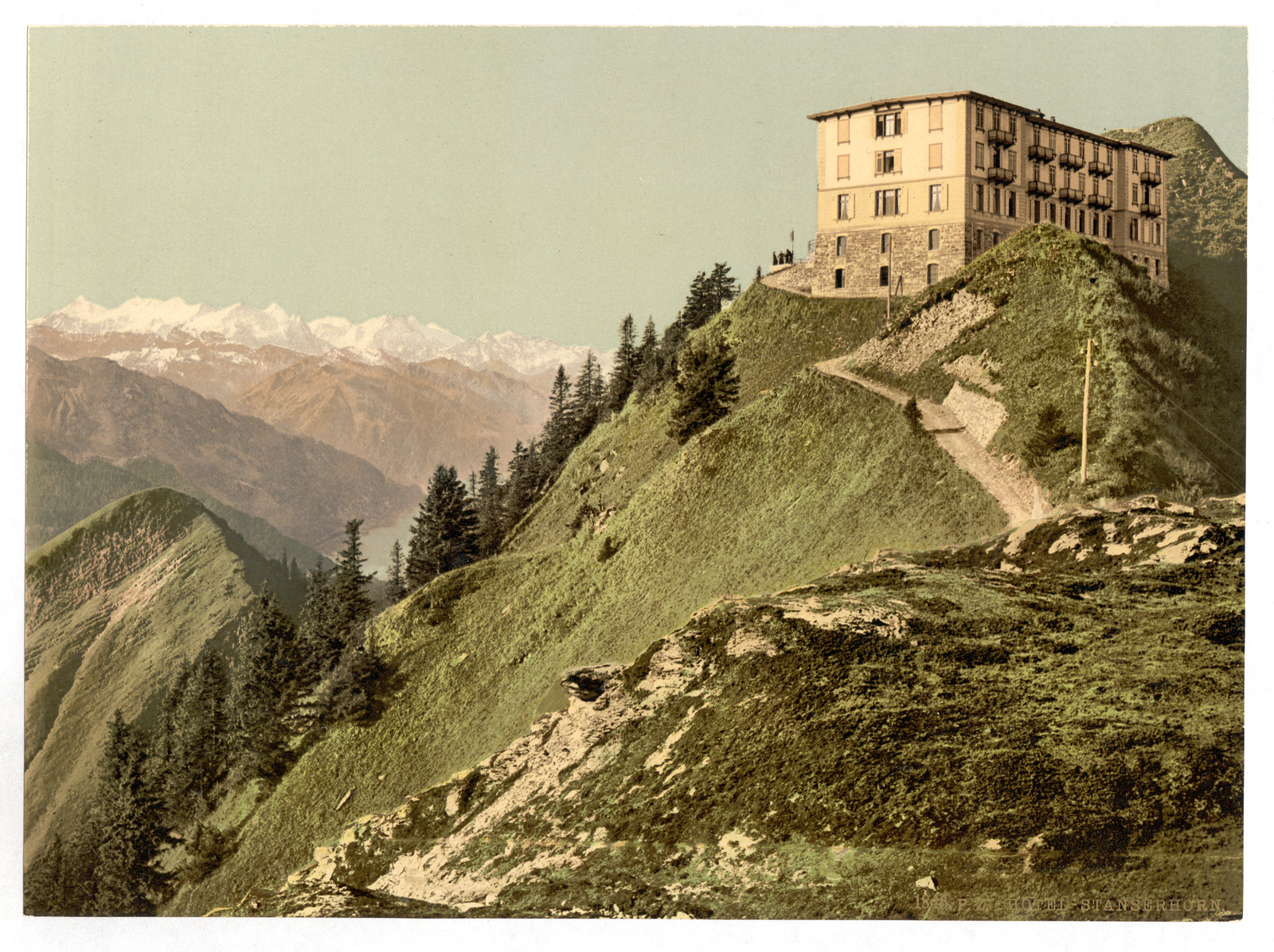 Hotel Stanserhorn Switzerland, [between ca. 1890 and ca. 1900]. — historic print