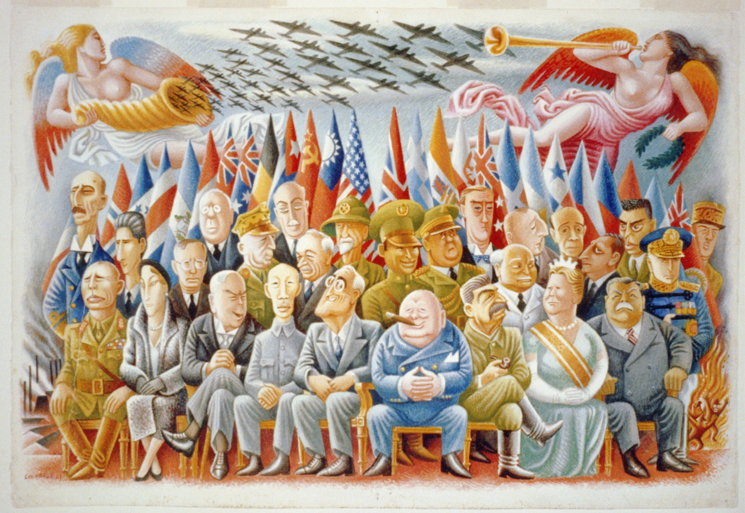 United Nations, [1942] — historic drawing
