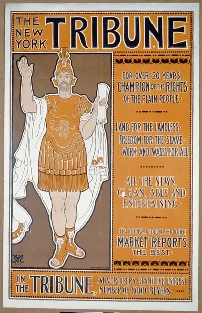 The New York Tribune, for over 50 years, Champion of the Rights of the Plain People