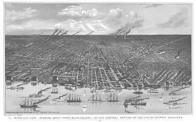 Detroit, Michigan, 1889