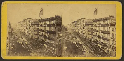 The Funeral Of President Lincoln, New York, April 25th, 1865