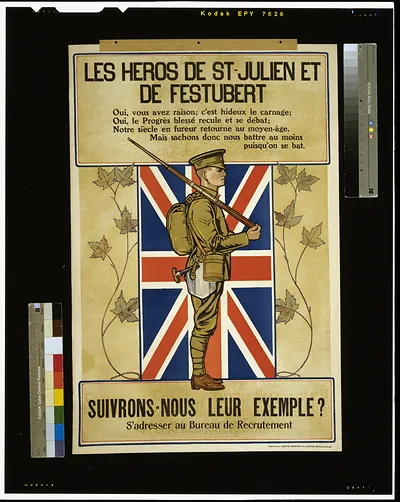 Les heros de St-Julien et de Festubert ... Suivrons nous leur exemple?