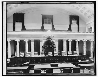 Supreme Ct. chamber, [Washington, D.C.]