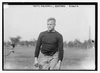 Capt. Wendell, Harvard, 9/26/12 football player