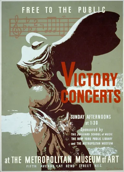 Victory concerts at the Metropolitan Museum of Art Free to the public / Byron Browne.
