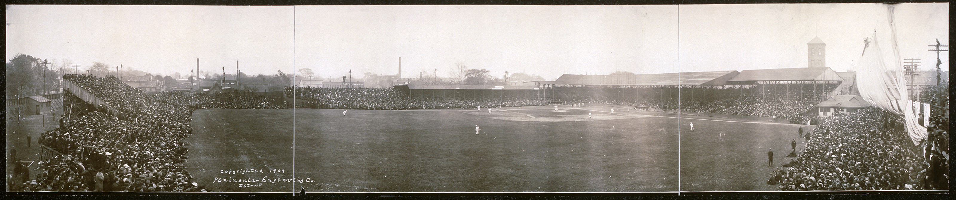 Worlds Series at Bennett Park, Oct 11, Michigan, 1909, 1909 — historic image