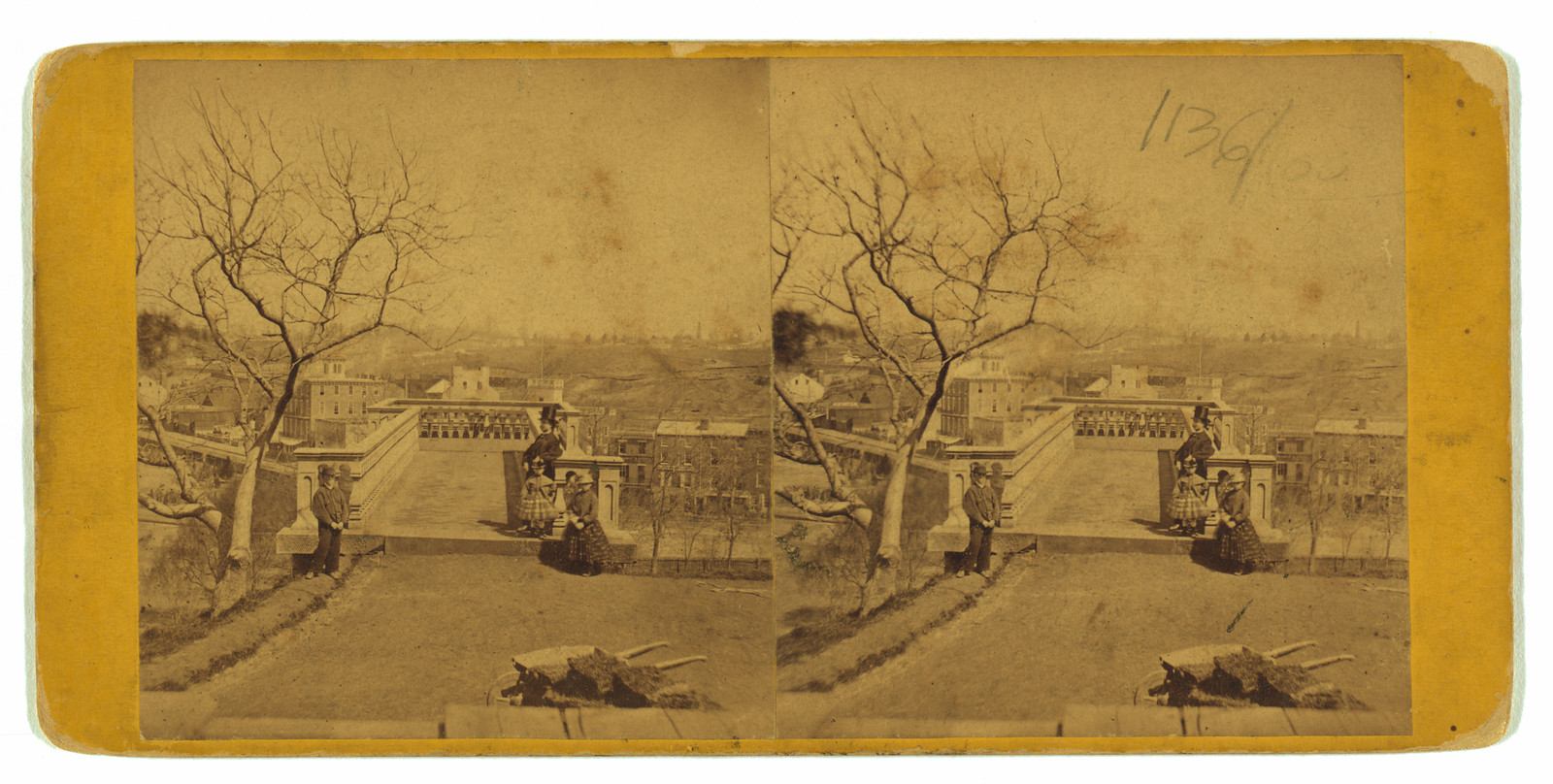 Fairmount Philadelphia, 1870 — historic photograph