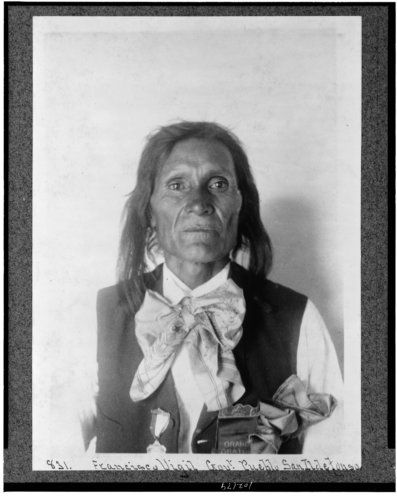 Francisco Vigil--Govr. Pueblo San Ildefonso, c1900. — historic photograph