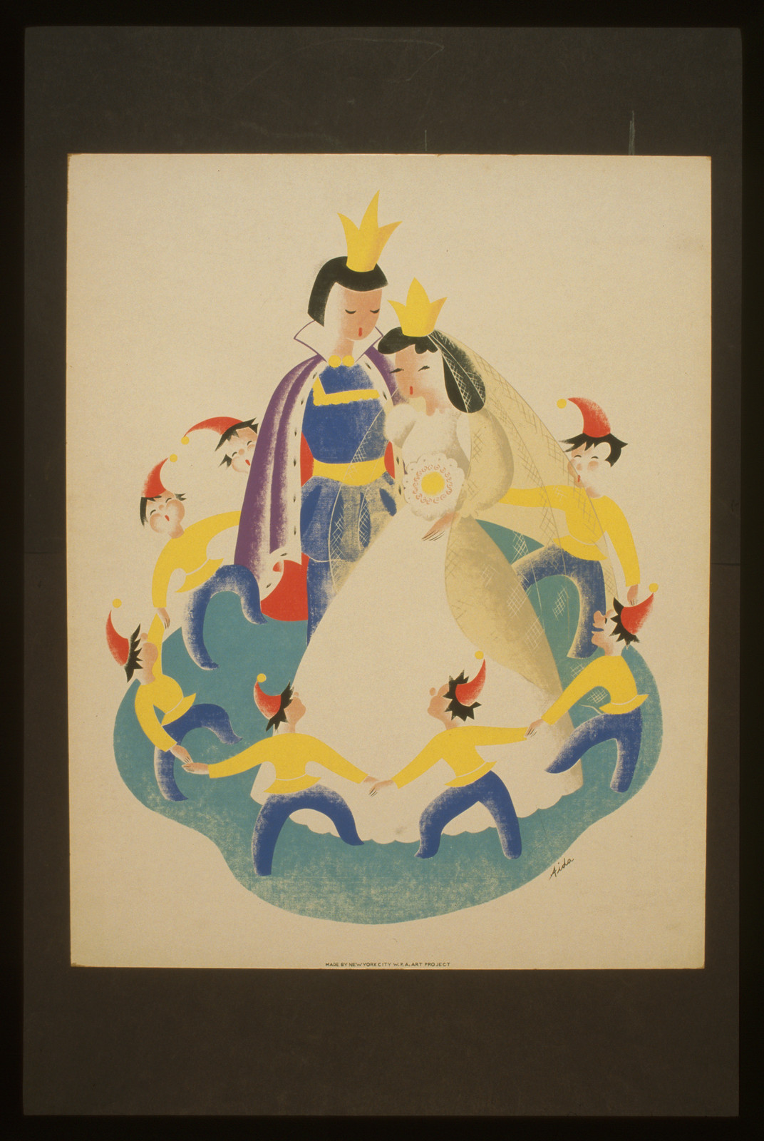[Snow White and the seven dwarfs] / Aida., 1936 — vintage poster