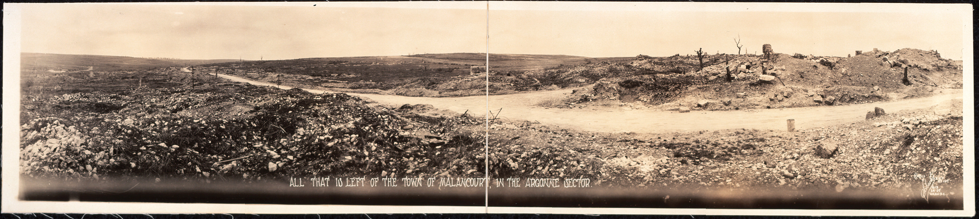 Malancourt, in the Argonne sector, France, 1918, 1918 — historic image