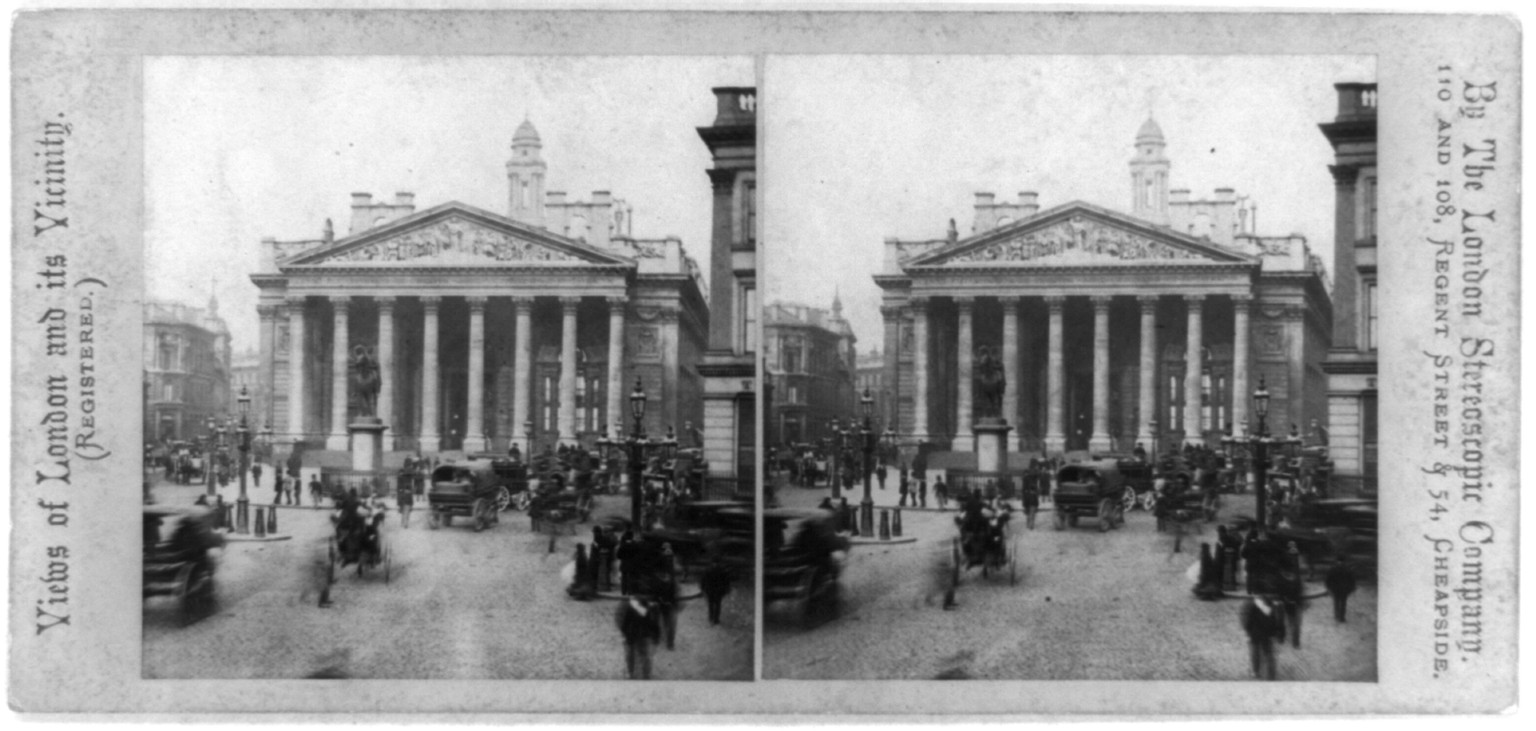Royal Exchange / by the London Stereoscopic Company., 110 and 108 Regent Street & 54 Cheapside : London Stereoscopic Company, [between 1855 and 1865] — historic photograph