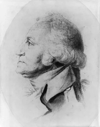 [George Washington, bust, left profile]