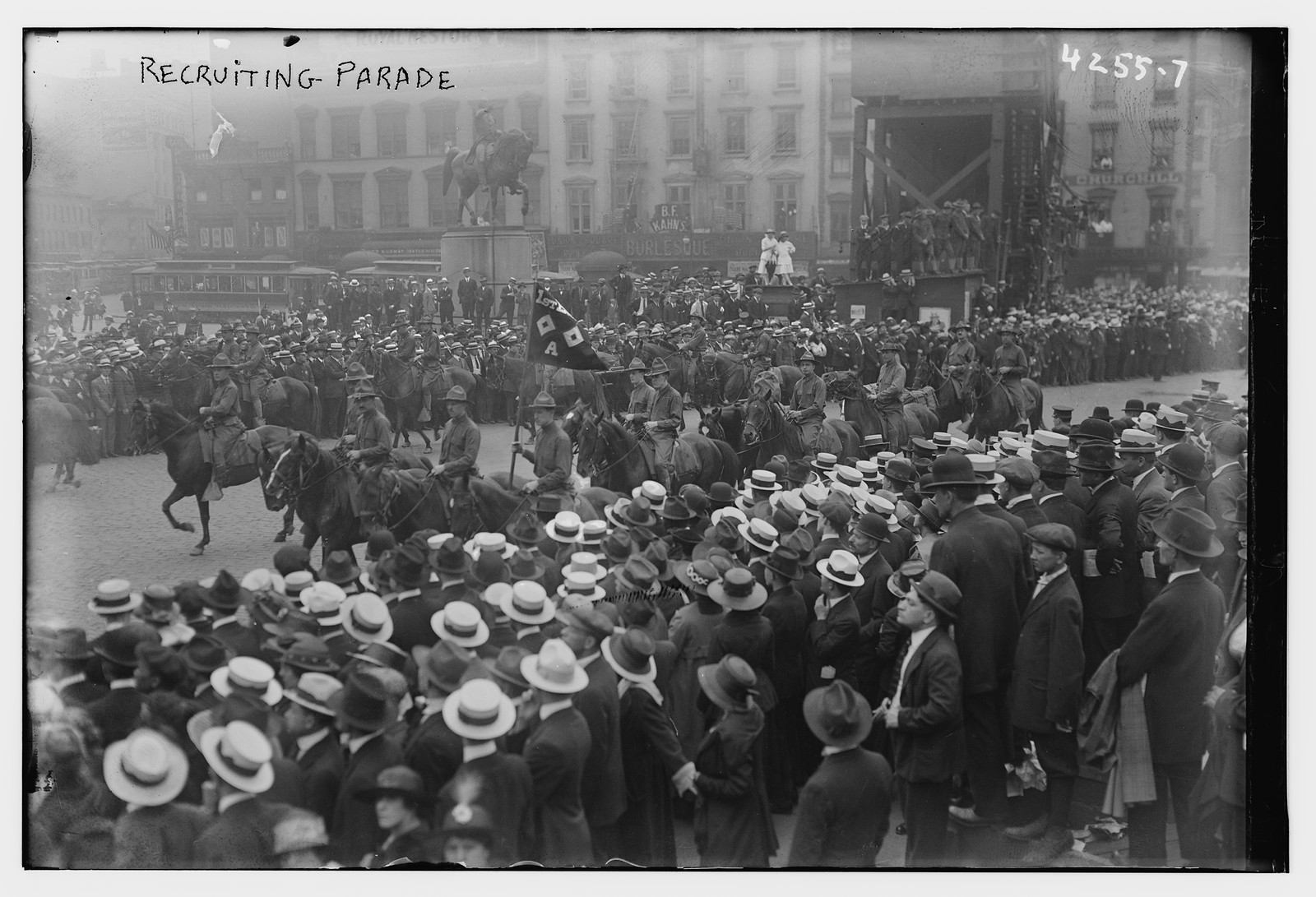 Recruiting Parade, n/a — historic photograph