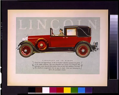 Lincoln. Cabriolet by Le Baron